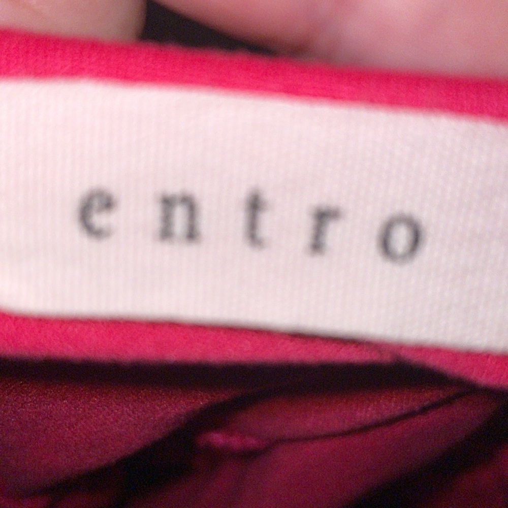 ENTRO hot pink v neck T-shirt dress 3x/4x oversized - Picture 7 of 10